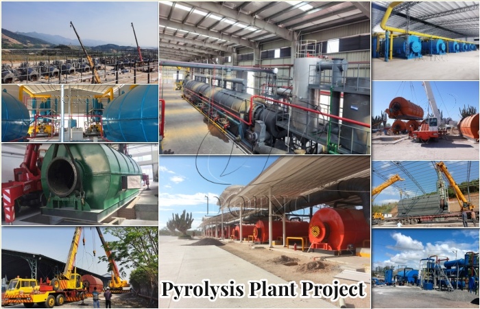 Projects of DOING pyrolysis plants
