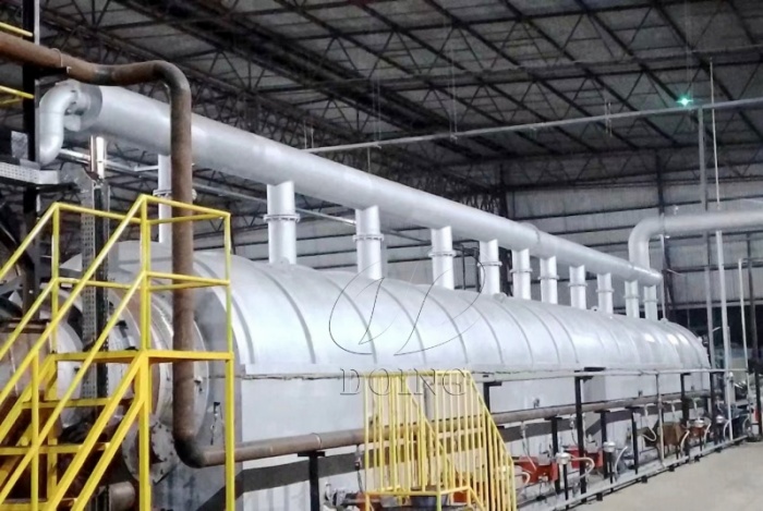 Continuous pyrolysis machine project in Brazil