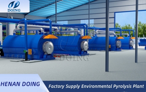 A United Arab Emirates(UAE) customer purchased a set of 20TPD waste tyre to fuel oil pyrolysis plant