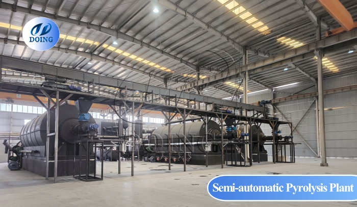 DOING semi-continuous pyrolysis machine for sale