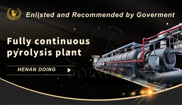 full continuous pyrolysis plant