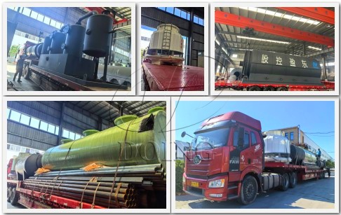 20TPD Semi-continuous Pyrolysis Plant was delivered to Iraq