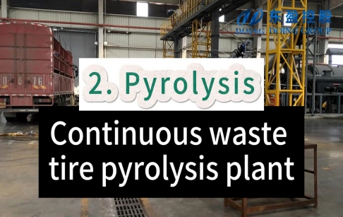 Part 2: Waste tire pyrolysis oil of fully continuous tire pyrolysis machine working process