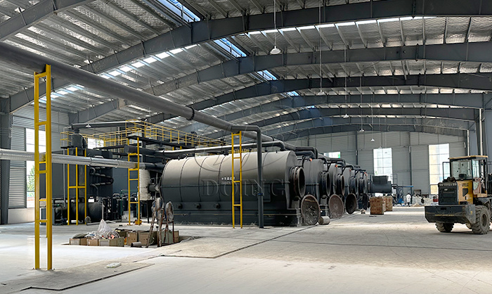 waste plastic disposal pyrolysis machine