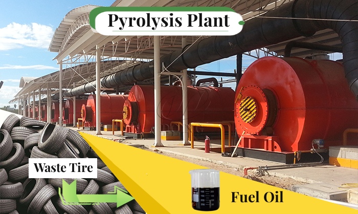 Waste tyre pyrolysis machine