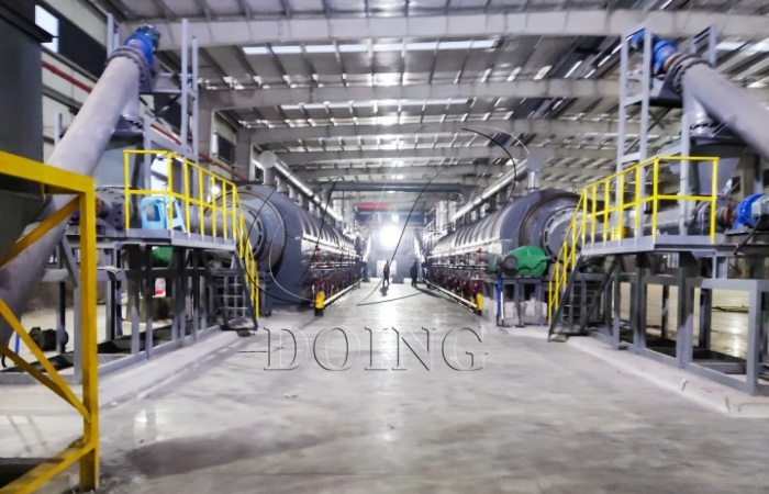 Two line of DOING continuous pyrolysis machine