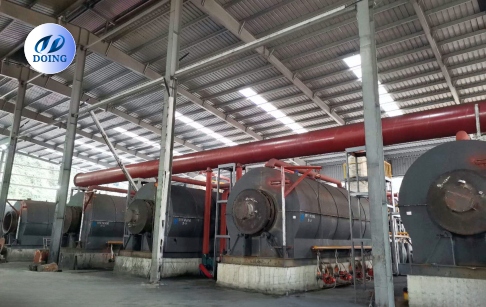 10 sets of semi-continuous pyrolysis machine project in Vietnam
