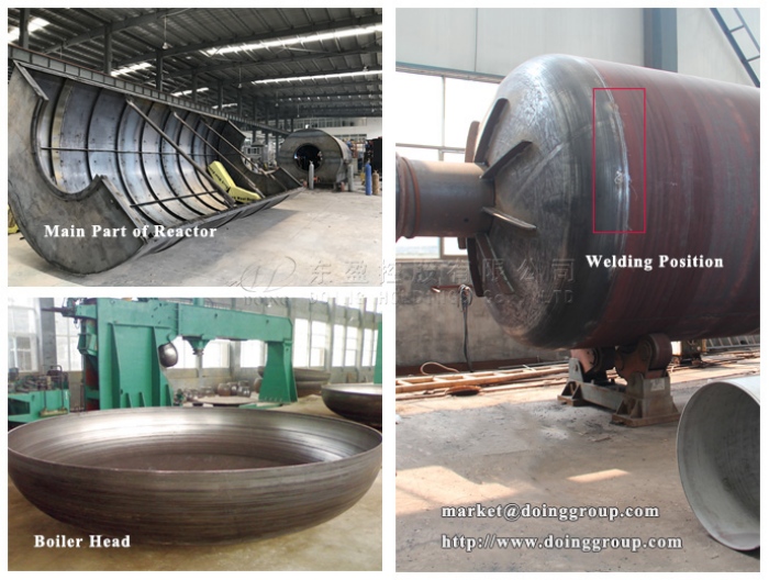 Pyrolysis oil from waste features