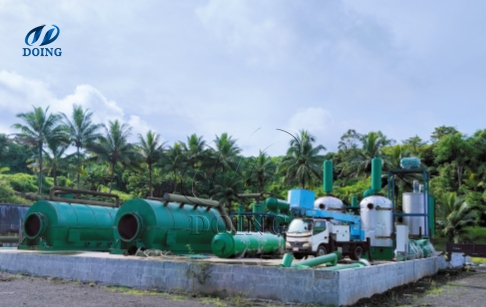 Tire Plastic Pyrolysis Distillation Plant Installed in Fiji: Sustainable Waste to Diesel Solution
