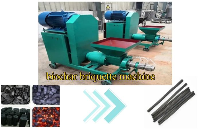 Biochar briquette equipment