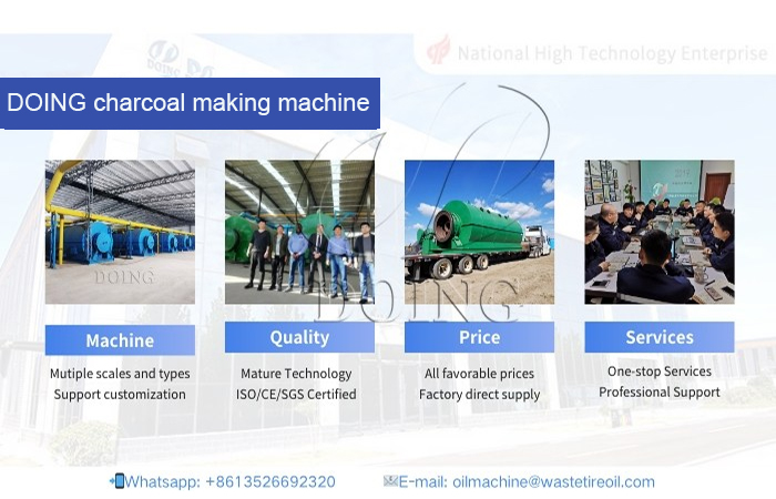 DOING biochar pyrolysis machine manufacturer