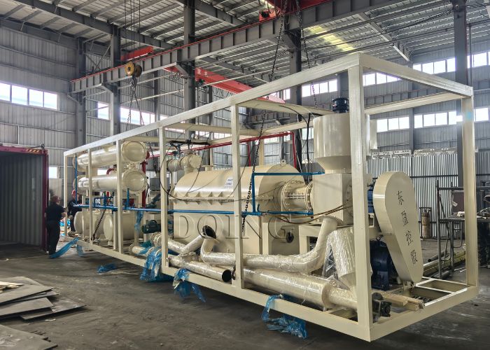 DOING waste plastic continuous pyrolysis equipment