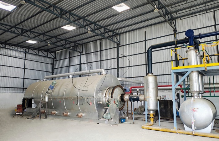 waste plastic pellet pyrolysis plant