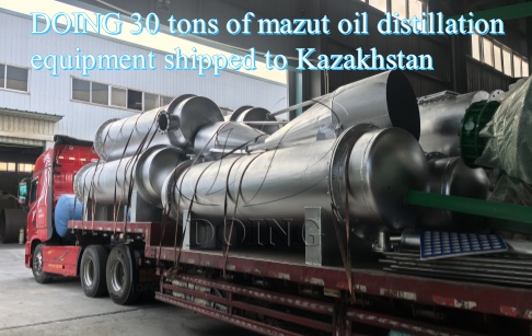 DOING 30 tons of mazut oil distillation equipment shipped to Kazakhstan