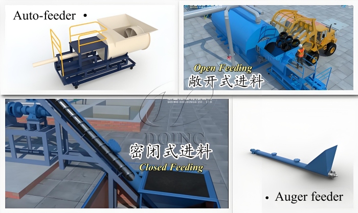 DOING waste tire pyrolysis chamber