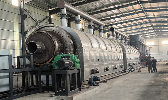DOING continuous tire powder pyrolysis line
