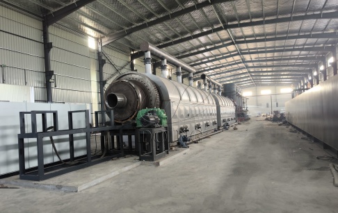 DOING Installed 50-Ton Continuous Tire Powder Pyrolysis Line in China DOING Installed 50-Ton Continuous Tire Powder Pyrolysis Line in China