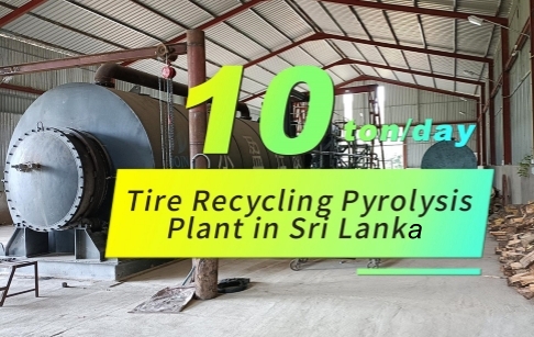 DOING 10TPD tire recycling pyrolysis machine installed in Sri Lanka DOING 10TPD tire recycling pyrolysis machine installed in Sri Lanka