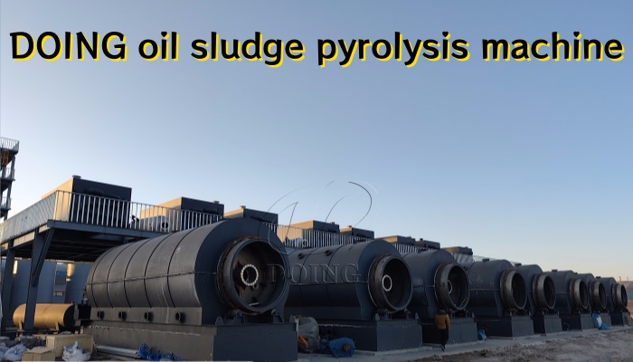 DOING waste oil field sludge pyrolysis plant DOING waste oil field sludge pyrolysis plant