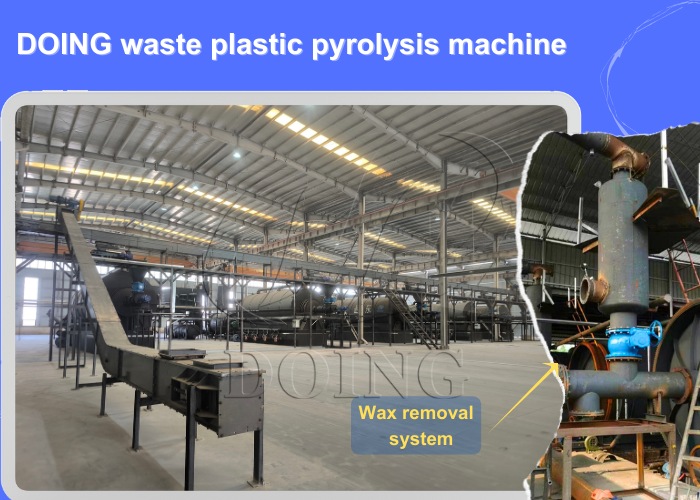 DOING pyrolysis plant wax removal system DOING oil field sludge pyrolysis plant