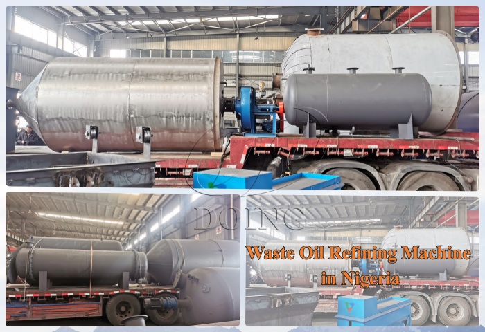 pyrolysis oil to diesel refining machine in Nigeria