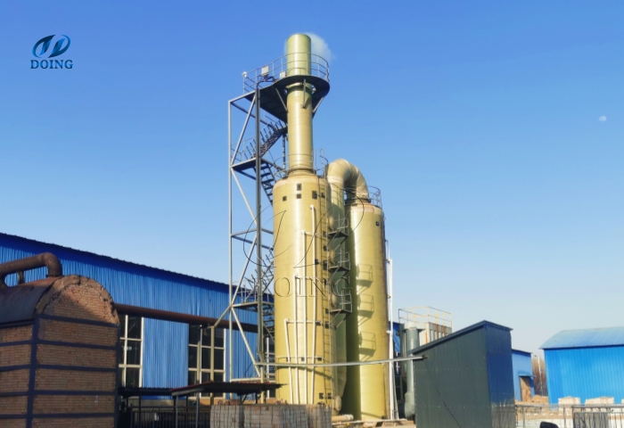 DOING pyrolysis plant desulfurization and denitrification tower DOING pyrolysis plant
