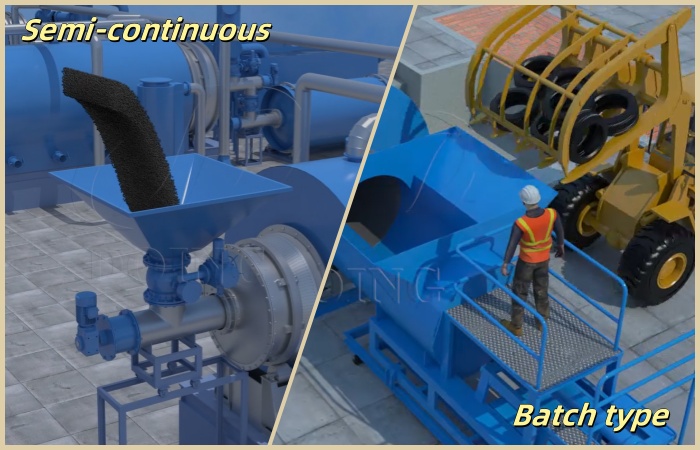 DOING semi-continuous pyrolysis machine