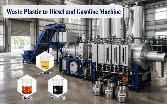  plastic to diesel gasoline machine in indonesia