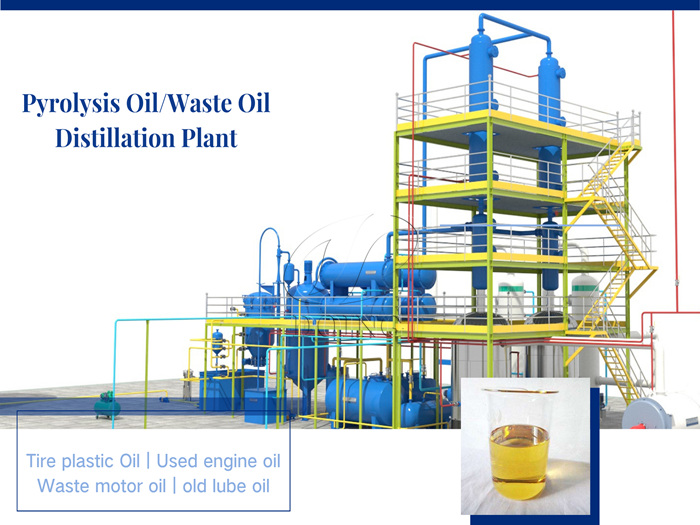 waste oil distillation machine