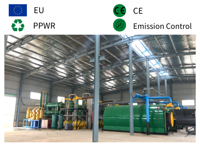 waste pyrolysis plant regulations Europe 