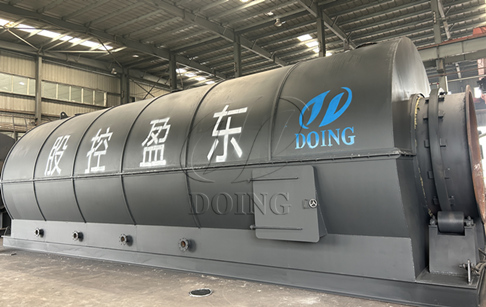DOING Company Signed an Ethiopia 12TPD Batch Waste Tyre Pyrolysis Plant Project