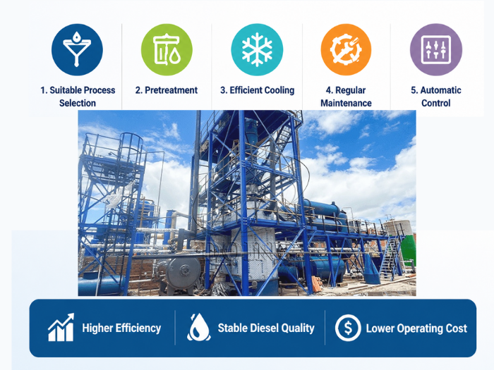 waste oil to fuel refining equipment