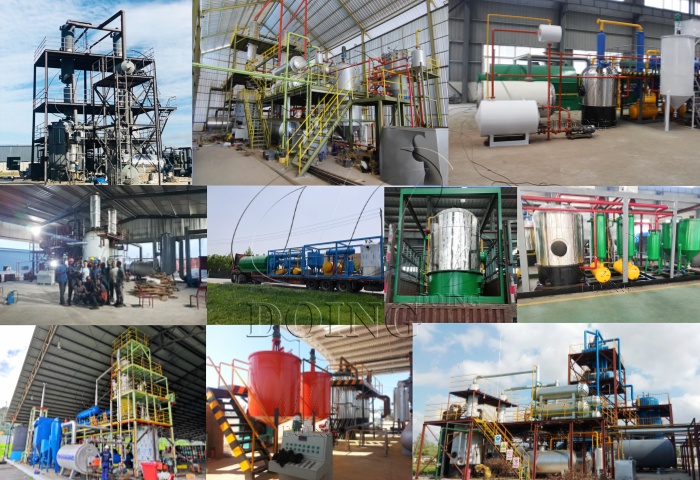 Waste oil refining equipment project