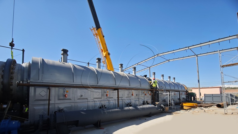 Oil sludge pyrolysis project