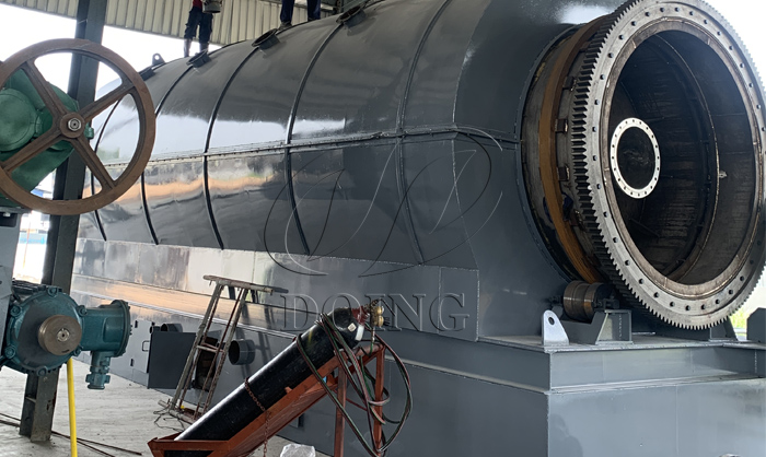 oil sludge pyrolysis project site