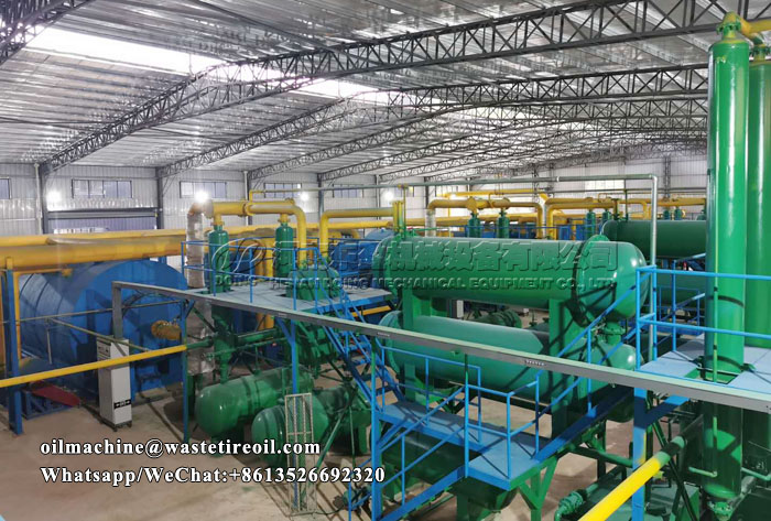 waste tire pyrolysis plant