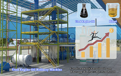 Engine oil purification machine