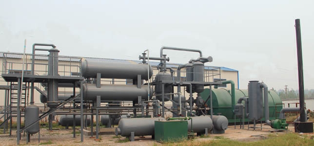 waste tyre pyrolysis plant