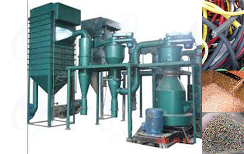 scrap copper cable wire recycling machine