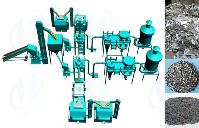 aluminum recycling machine