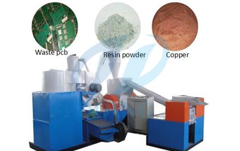 waste pcb board recycling machine