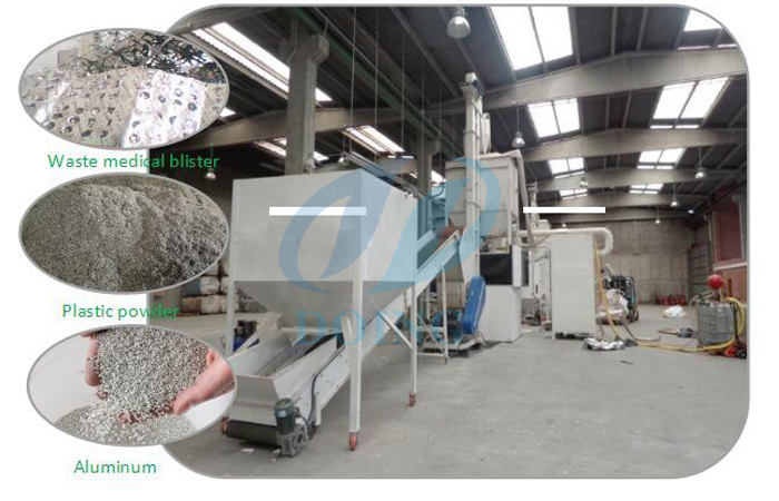 aluminum plastic separation machine