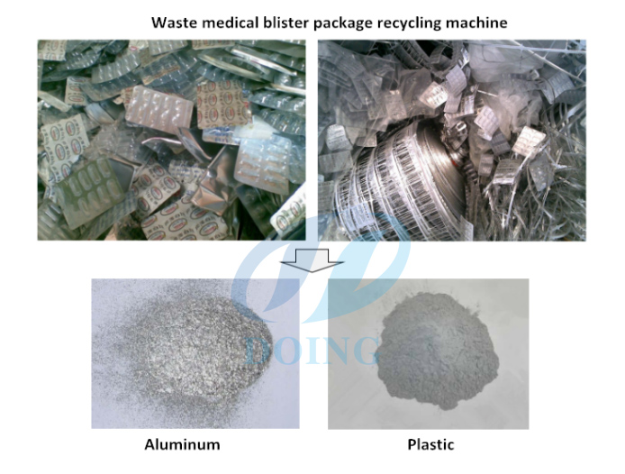 Manufacture of Waste medical blister recycling machine for sale__Copper