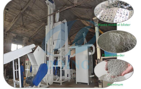 aluminum plastic separation machine