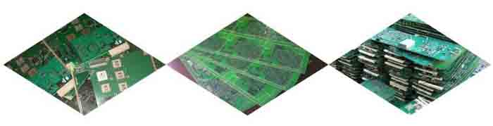 Circuit board recycling plant for cash