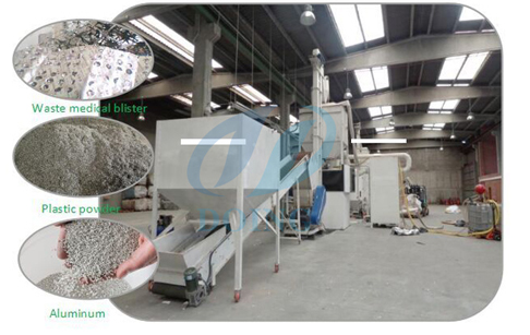 aluminum recycling machine