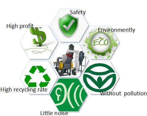 aluminum plastic recycling machine