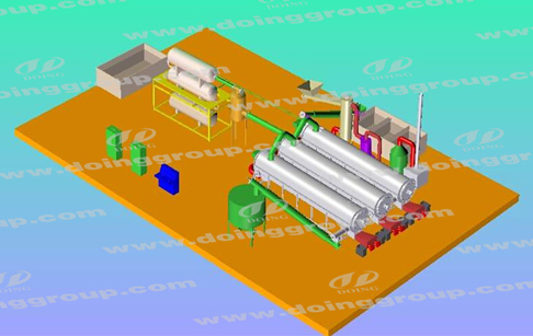 continuous pyrolysis plant