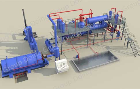 rubber dispose machine