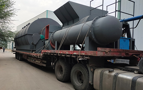 6 sets of 12T waste tyre pyrolysis machine were sent to China’s Yunnan